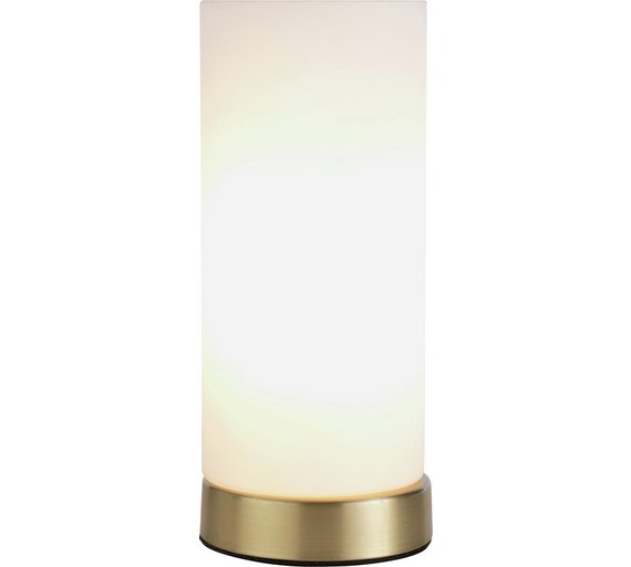 Buy Collection Opal Glass Touch Table Lamp - Brushed Gold at Argos.co ...