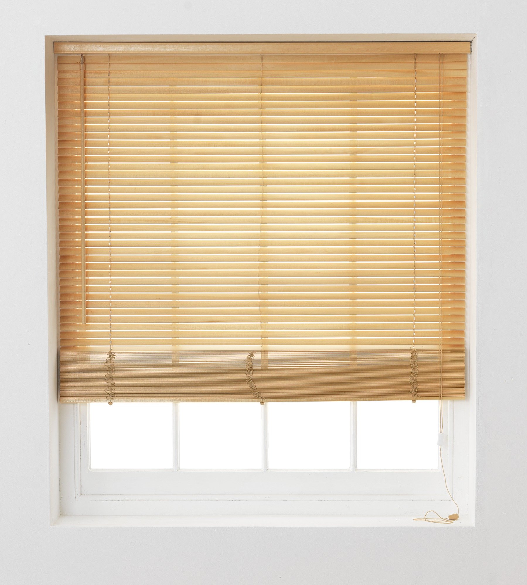 Argos Home Wooden Venetian Blind - 4ft - Natural