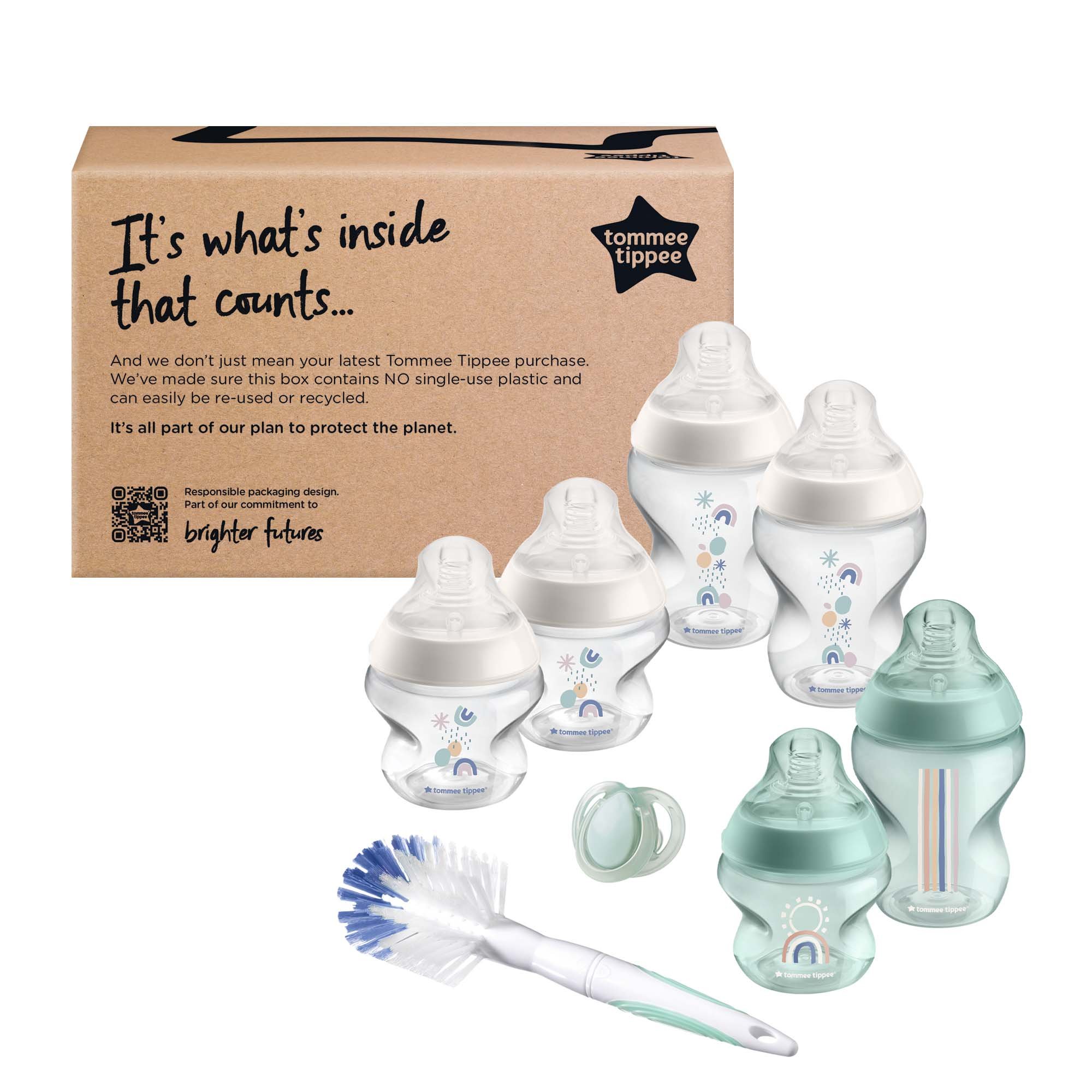 Tommee Tippee Bottle Bottle Starter Set-Green