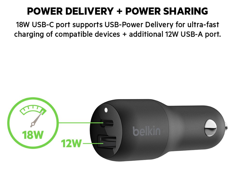 Belkin 30W USB-C Power Delivery Dual Car Charger Review