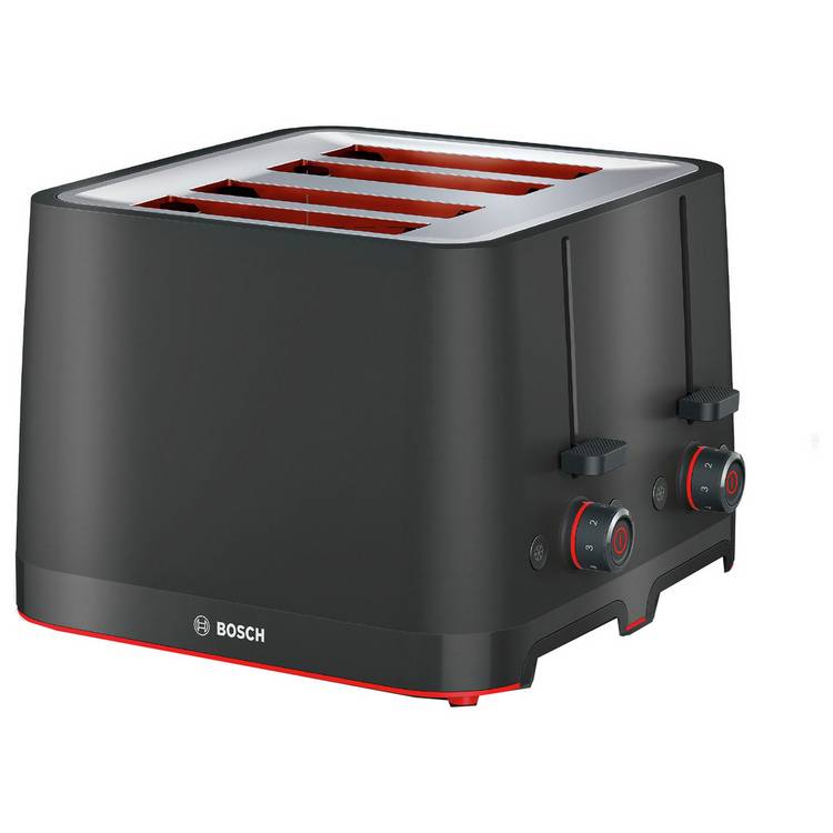 Bosch TAT3M143GB MyMoment Infuse 4 Slice Toaster - Black 0
