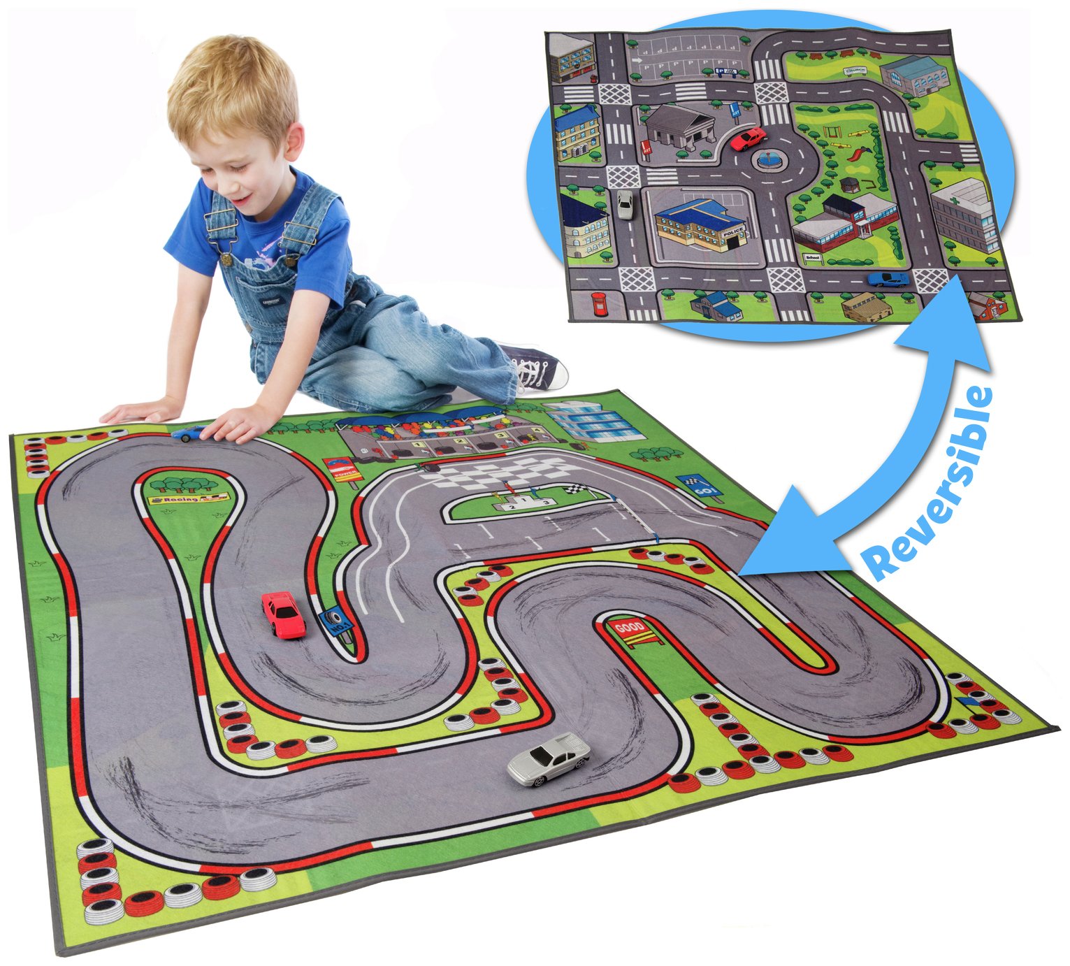 Chad Valley Double Sided Playmat and Cars Review