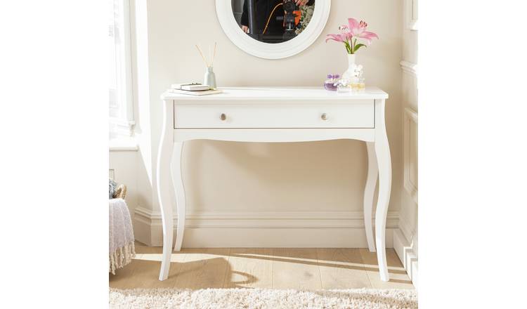 Argos glass deals dressing table