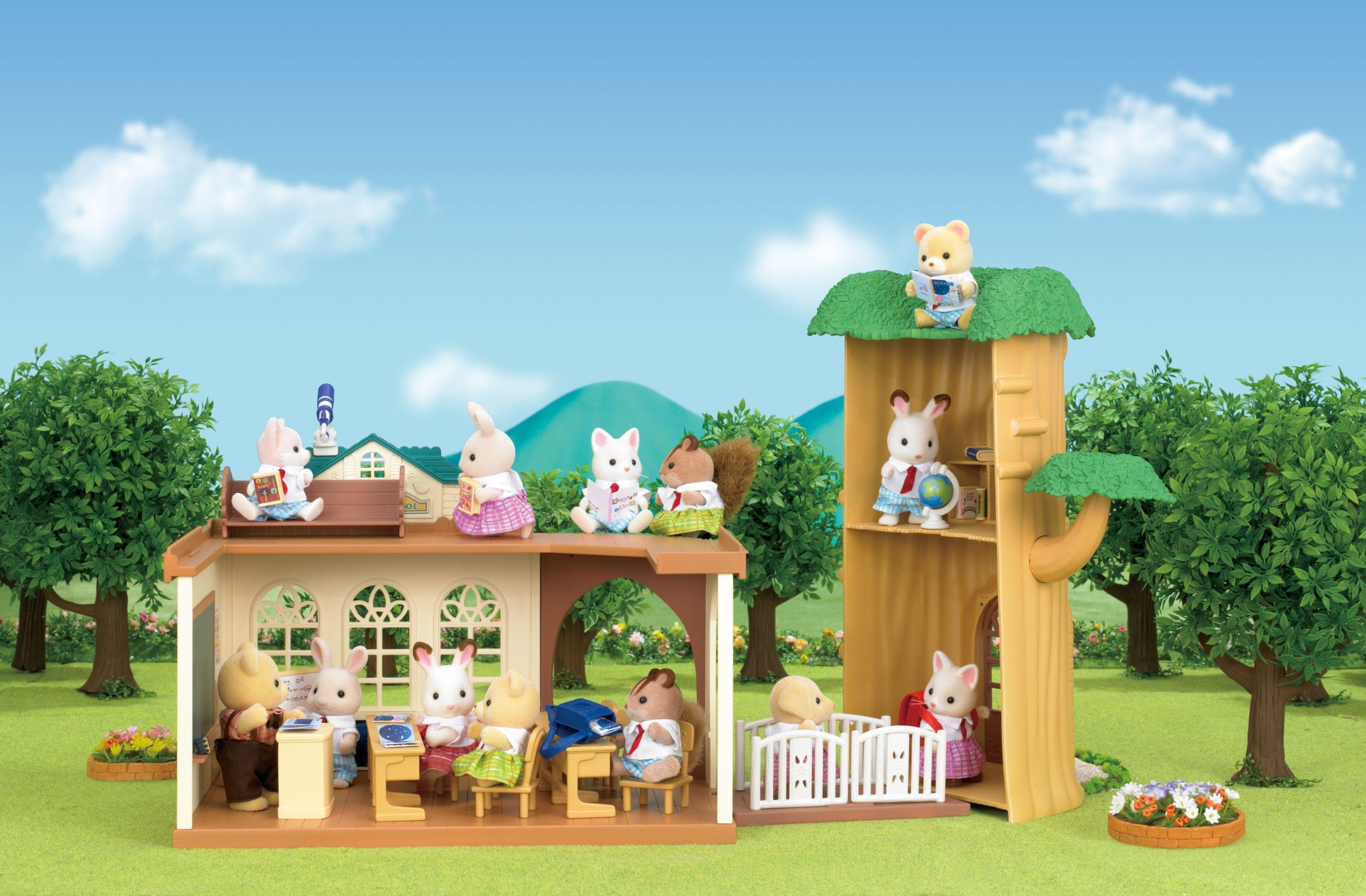 sylvanian families cedar terrace argos