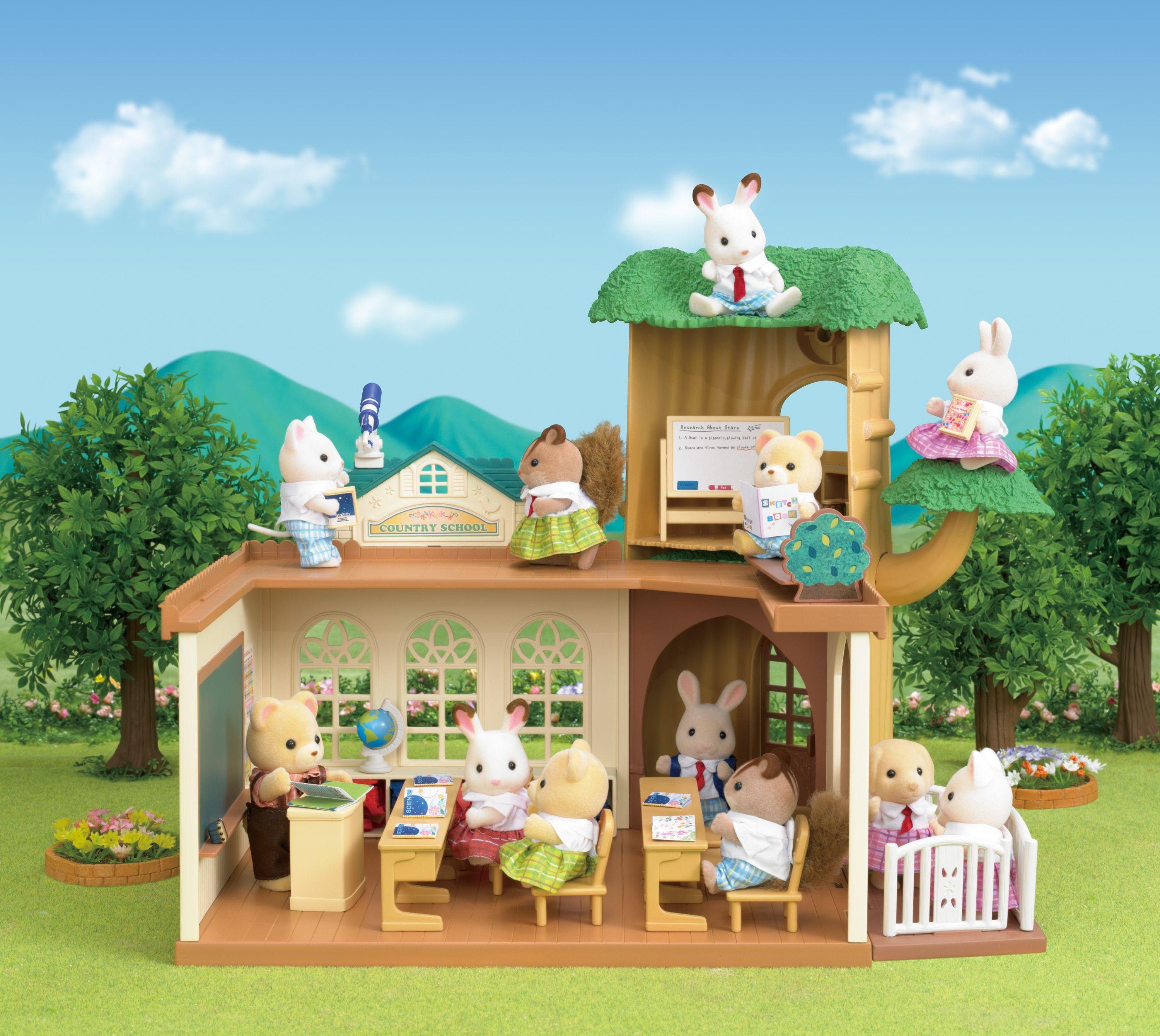 argos sylvanian families tree house