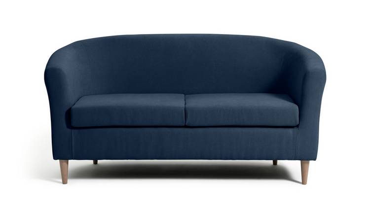 Argos navy store sofa