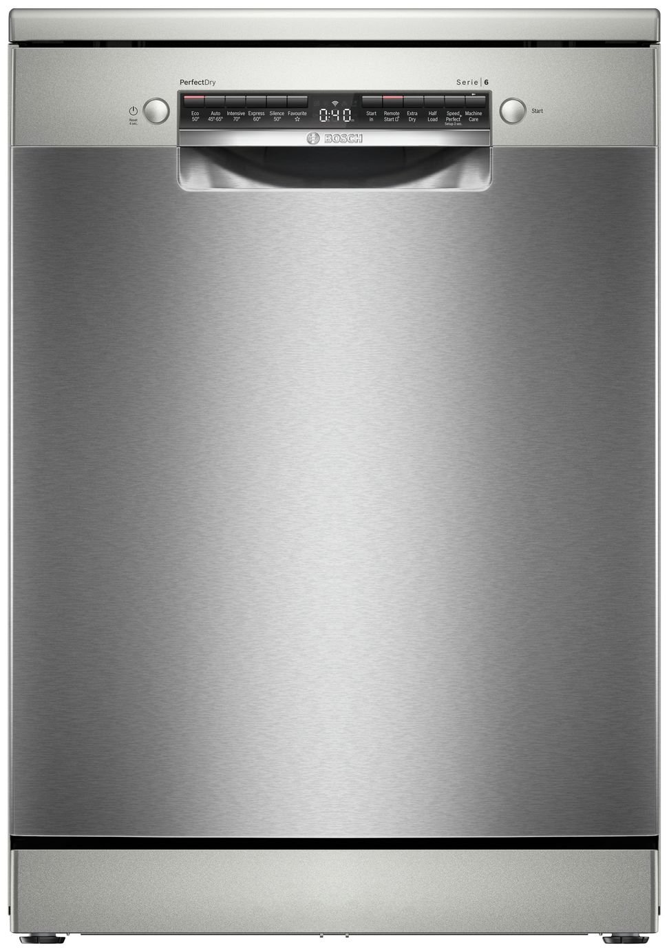 Bosch SMS6ZCI00G Full Size Dishwasher - Stainless Steel