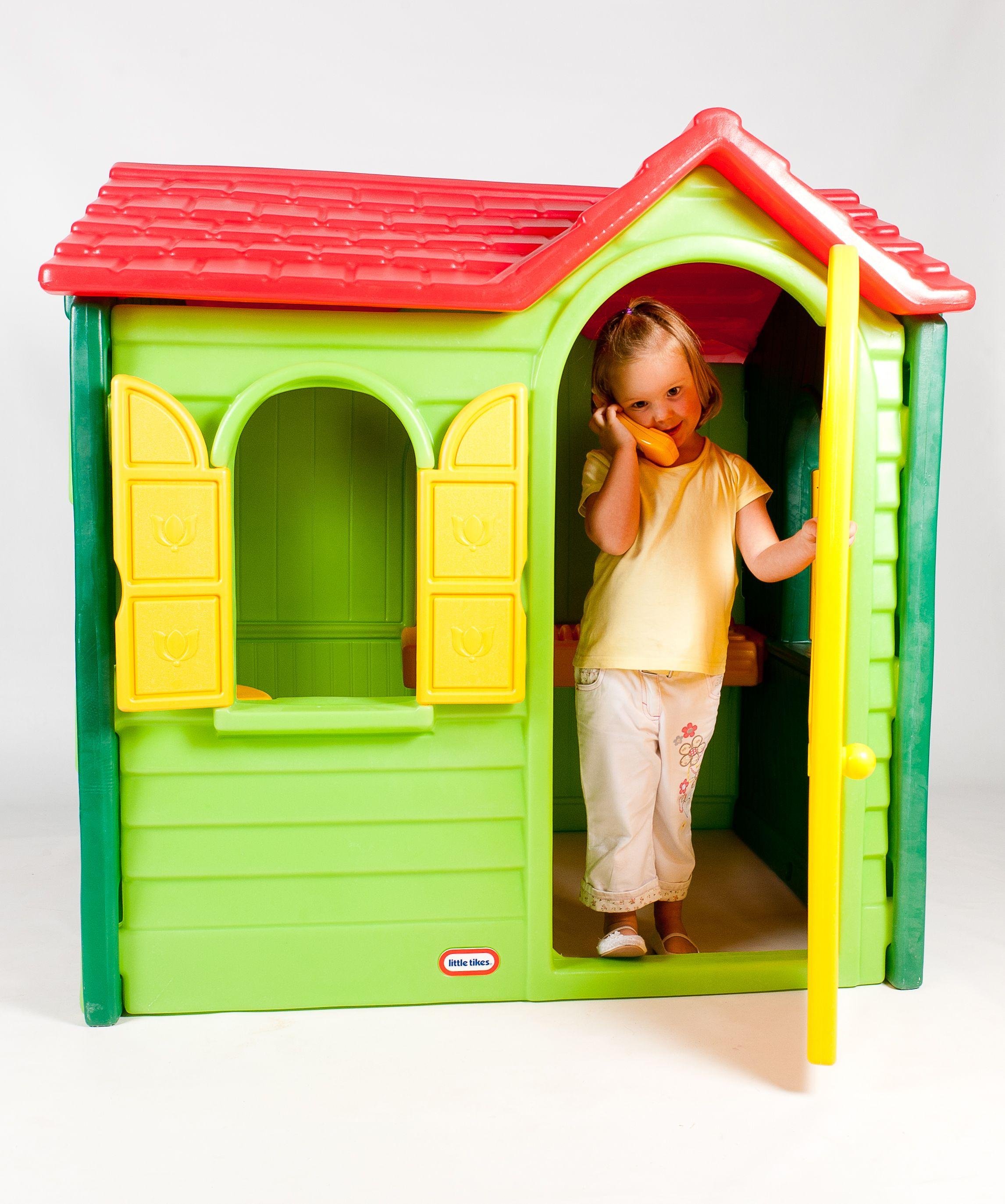 little tikes country cottage green
