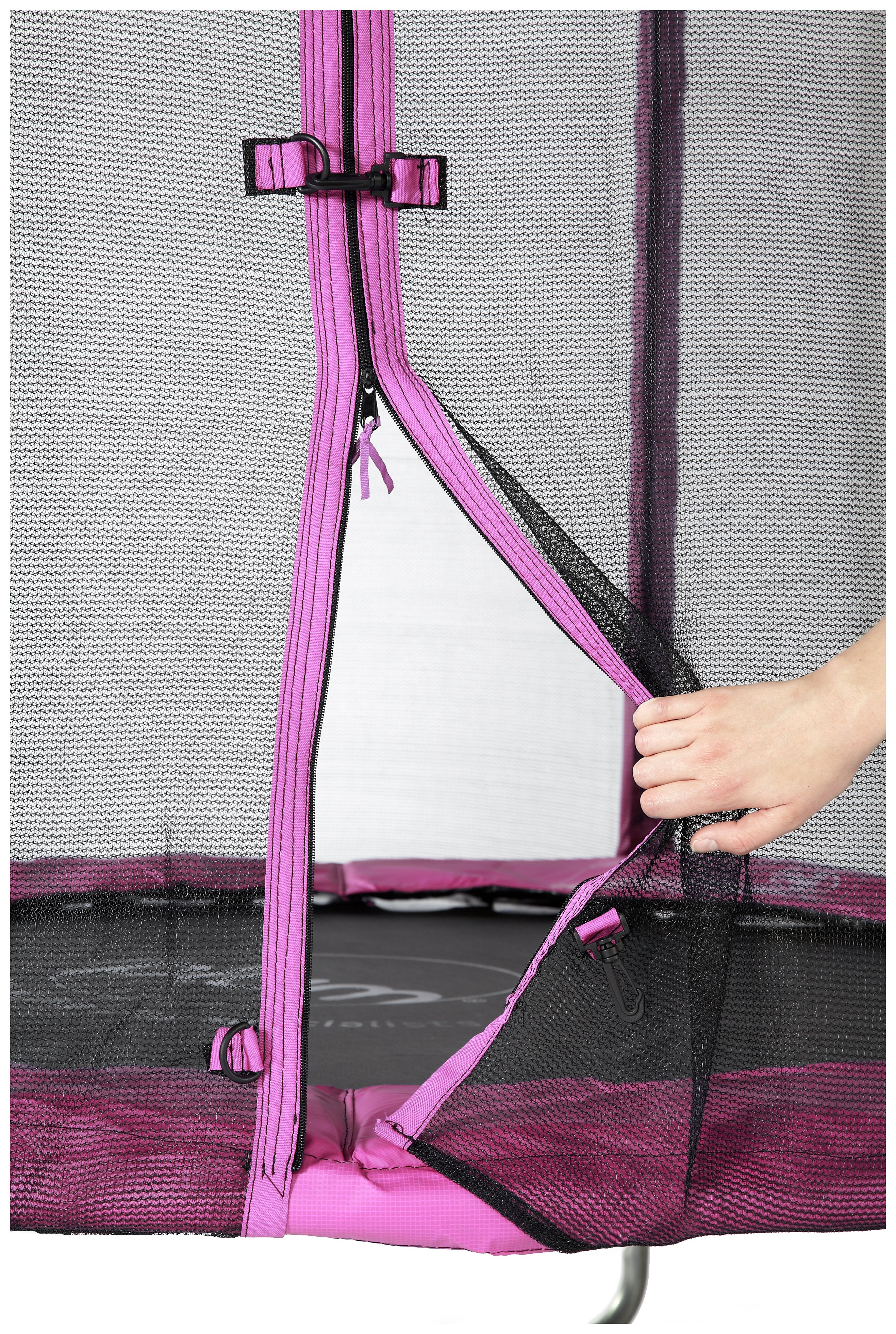 Plum 6ft Trampoline with Enclosure Pink Review