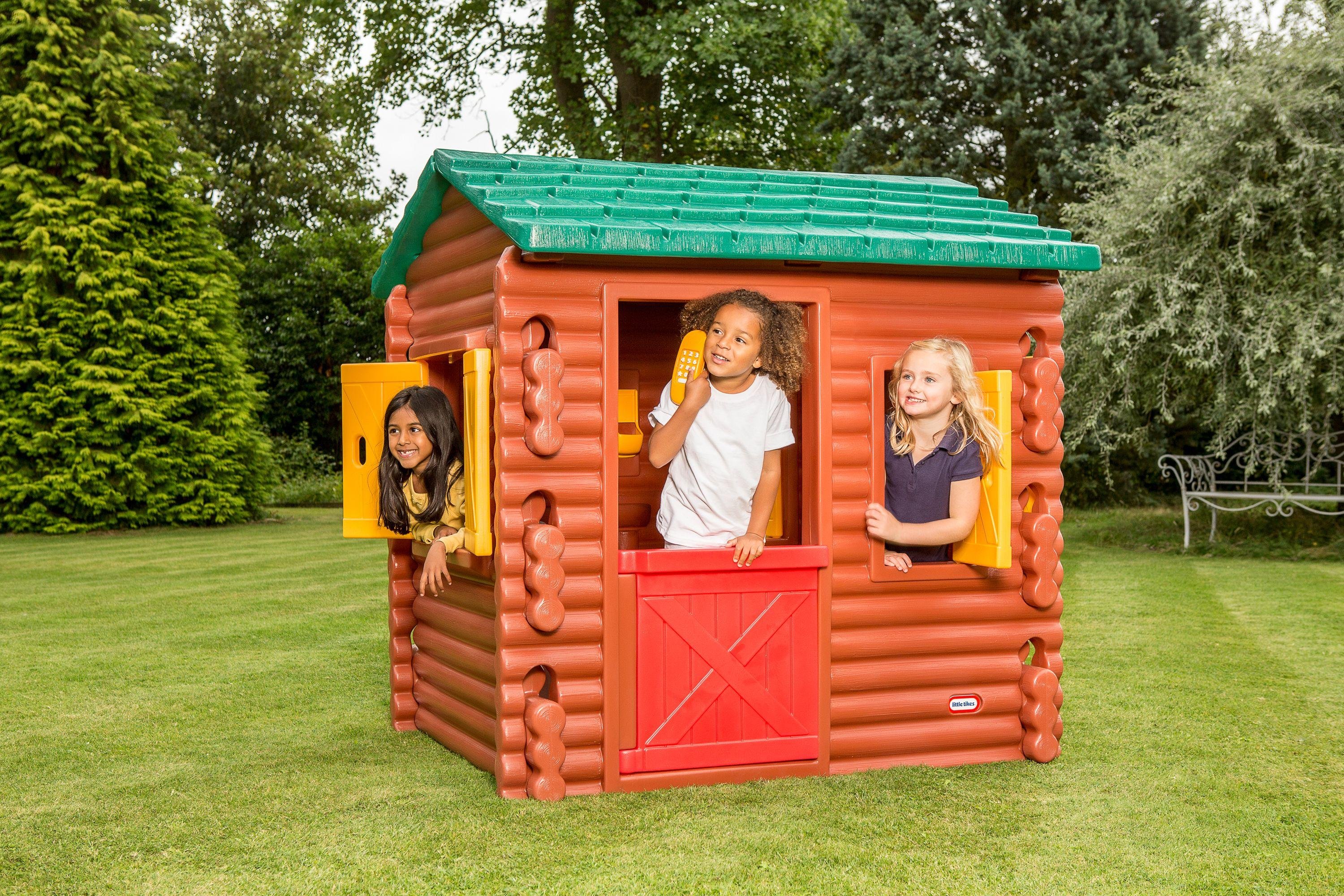 Little tikes log cabin playhouse on sale