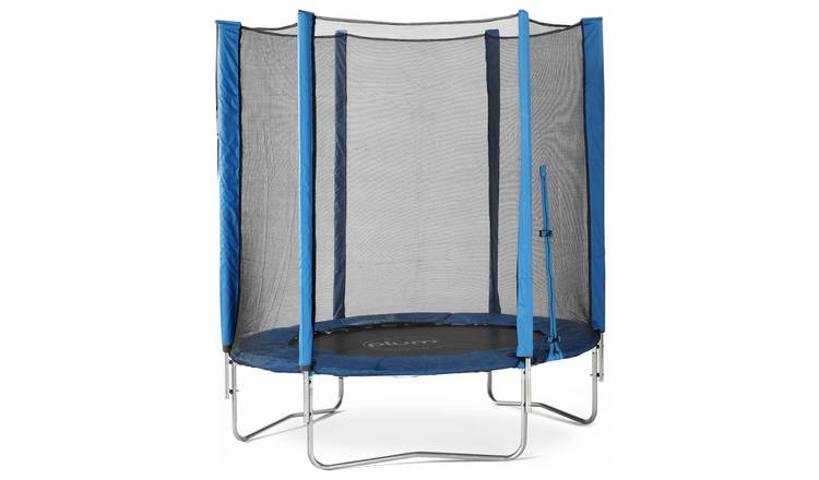 rectangle trampoline with enclosure uk