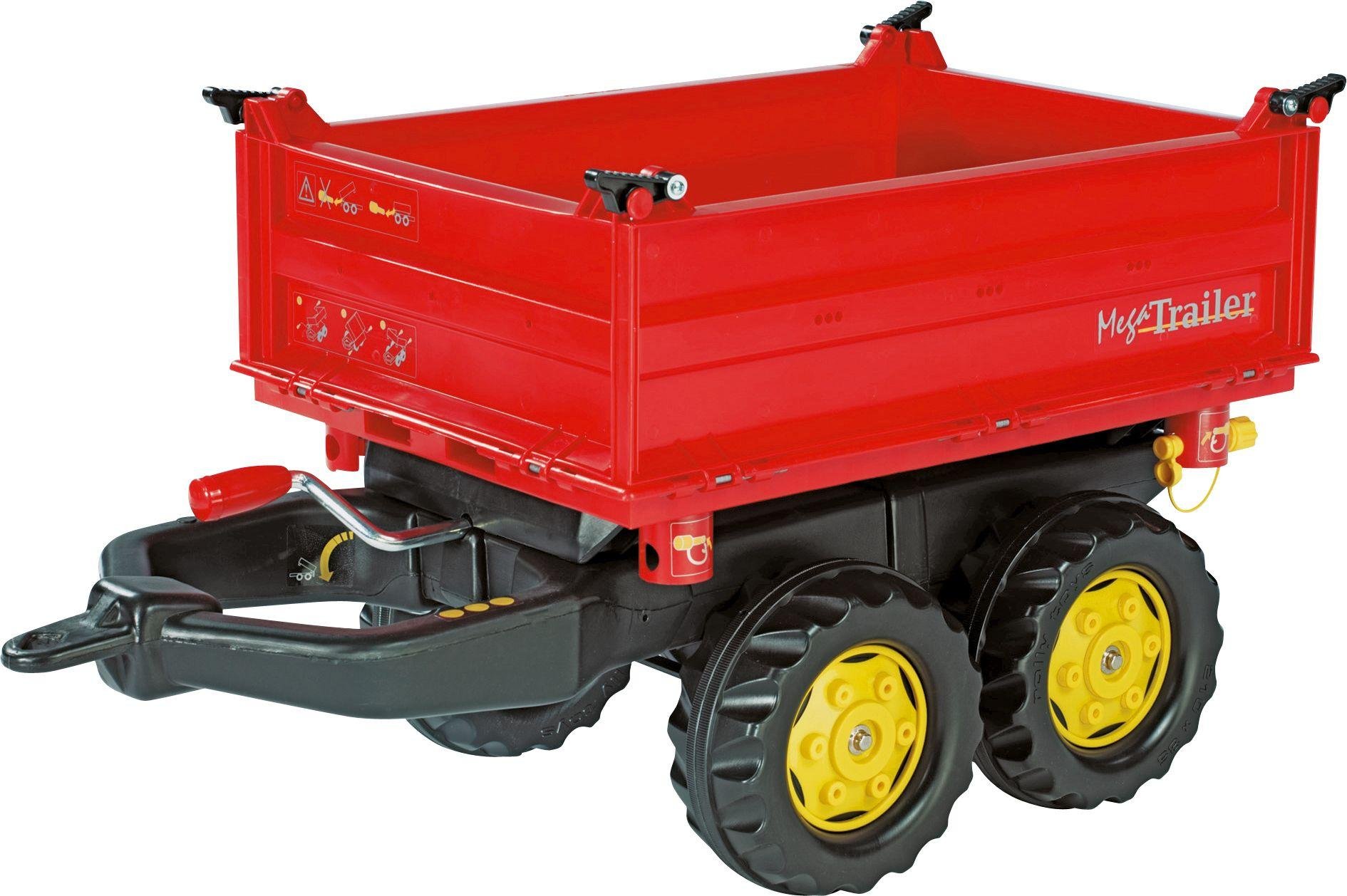 Red Mega Trailer for Child's Tractor. Review