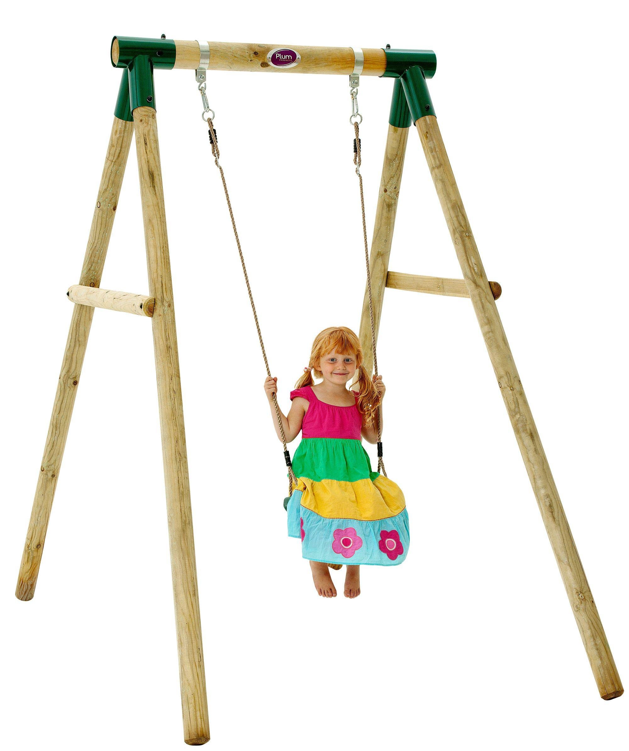 Plum Bush Baby Wooden Garden Swing Set. Reviews