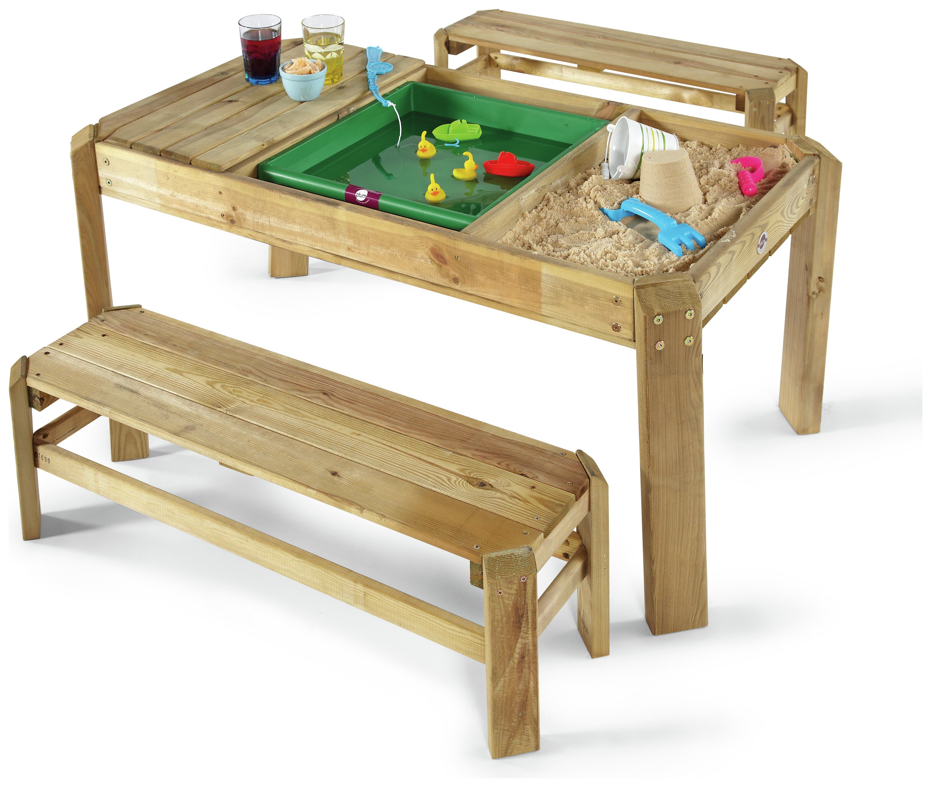 wooden activity table argos