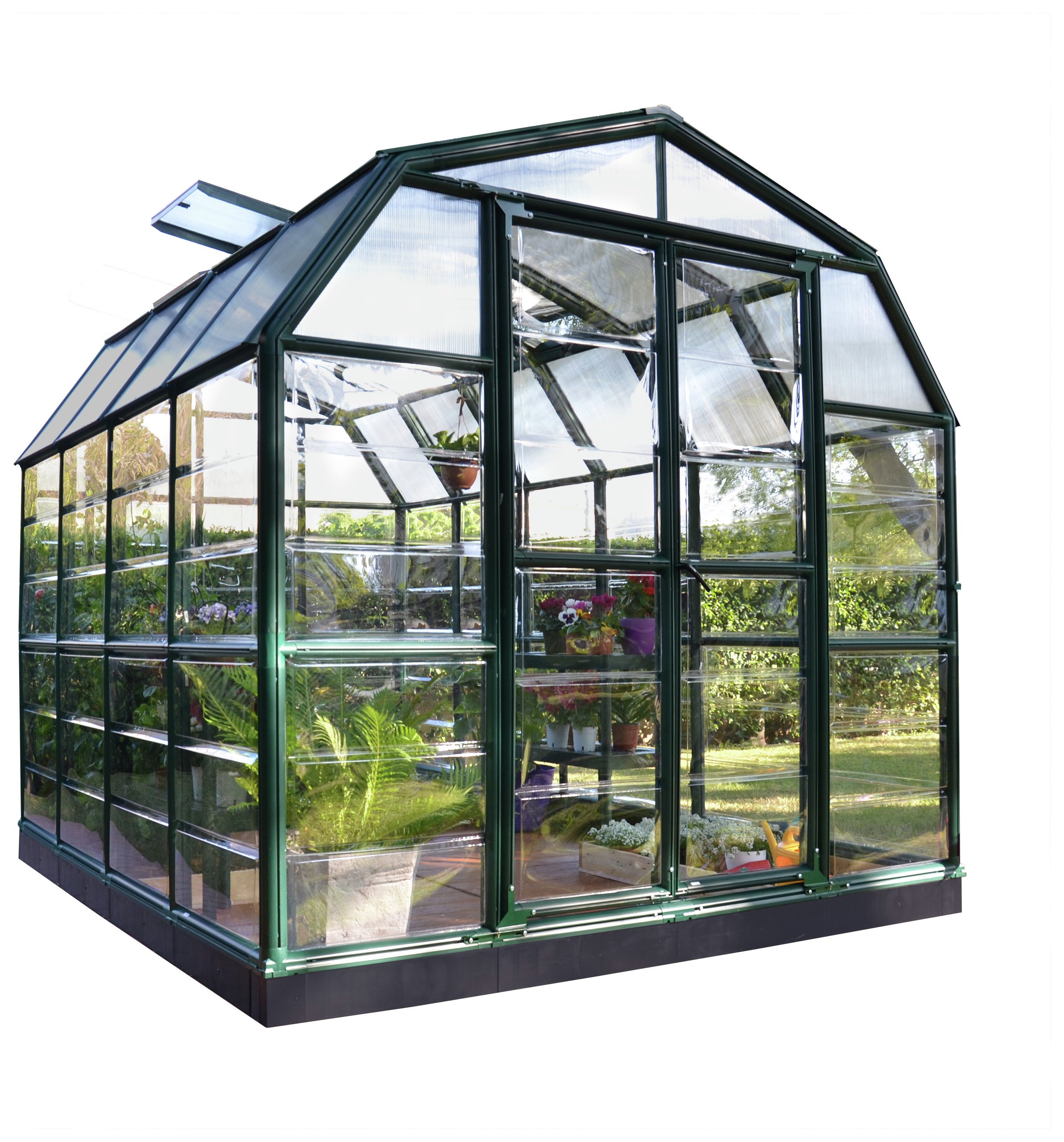 Palram Rion Grand Gardener Greenhouse - 8 x 8ft