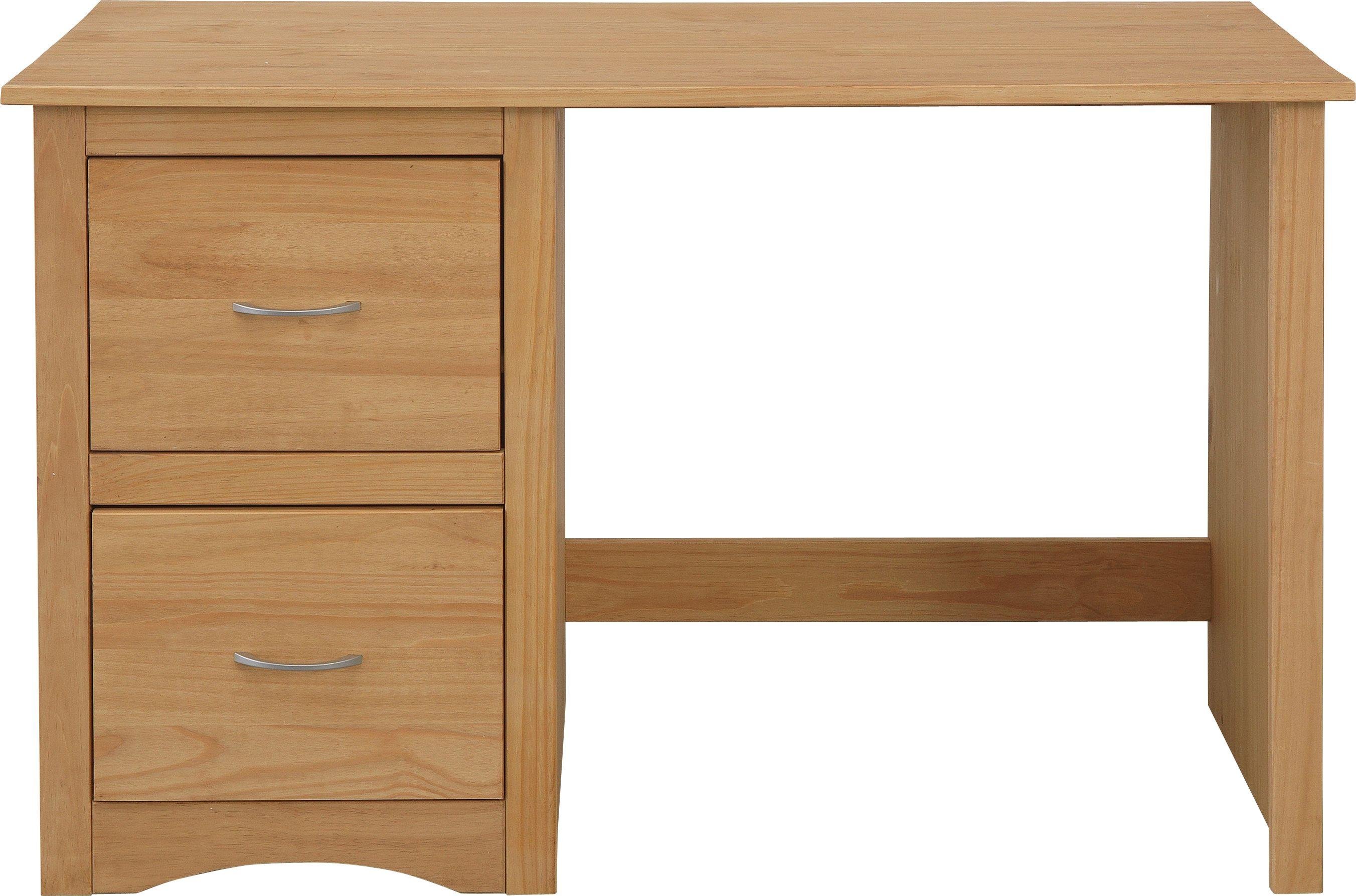 Argos Home Chester 2 Drawer Office  Desk - Pine