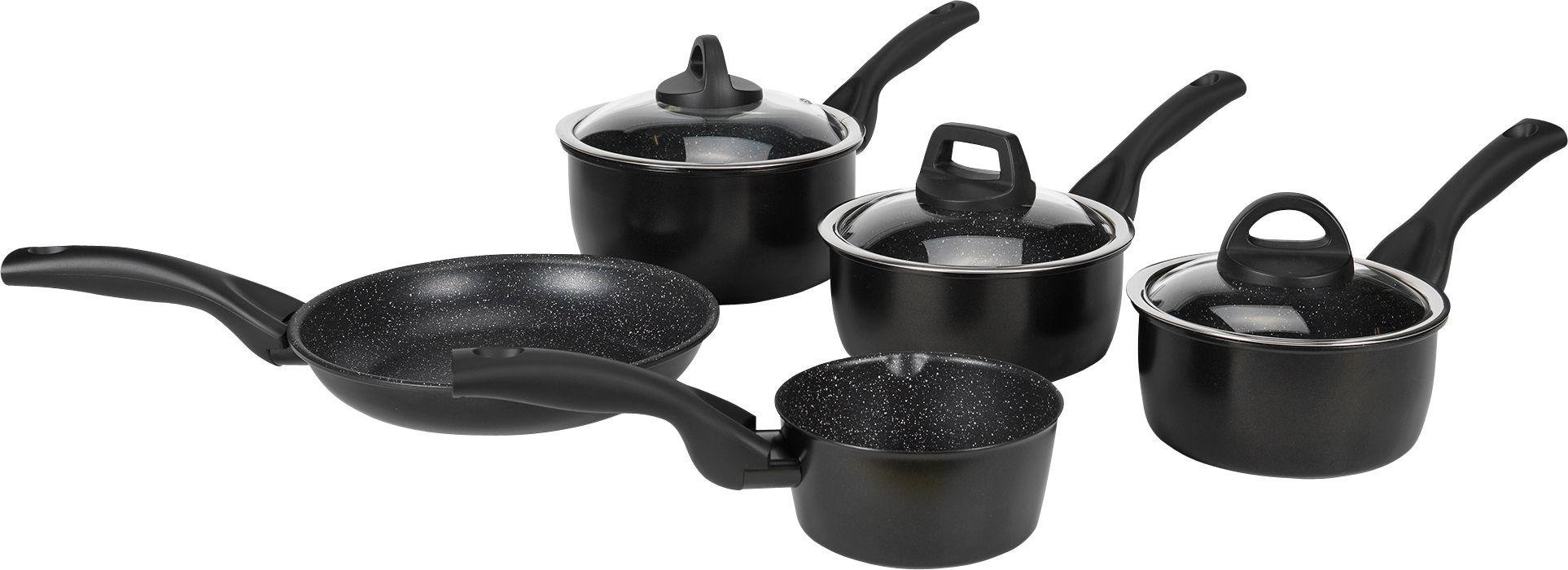 Argos Home 5 Piece Granite Ultimate Non-Stick Pan Set