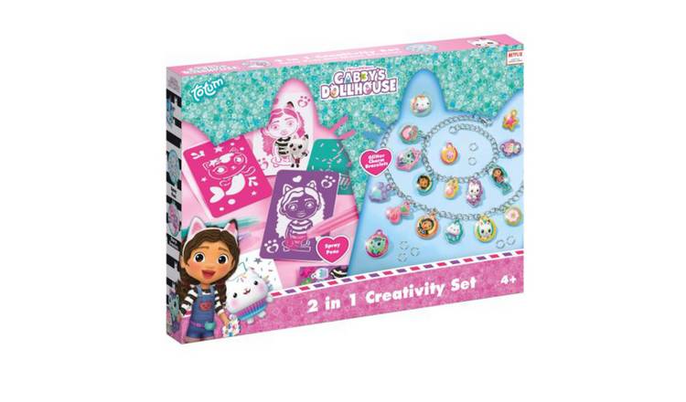 Totum Gabby's Dollhouse 2 in 1 Craft Activity Set