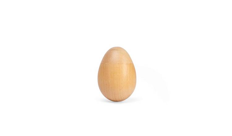 Bigjigs Toys Natural Egg Shaker 2 Pack - Birth +