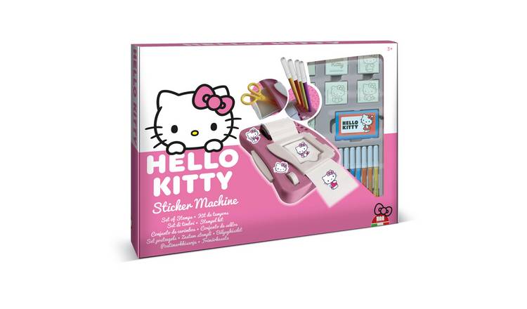 Multiprint Hello Kitty Sticker Machine Kids Craft & Stationery Set
