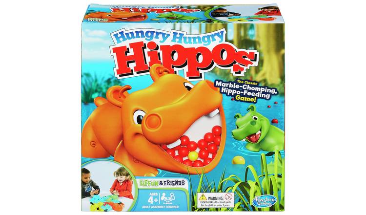 Elefun & Friends Hungry Hungry Hippos Board Game from Hasbro