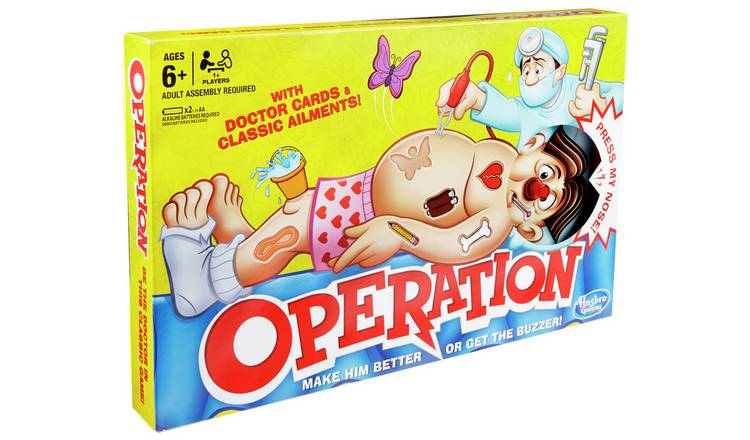 hasbro operation board game