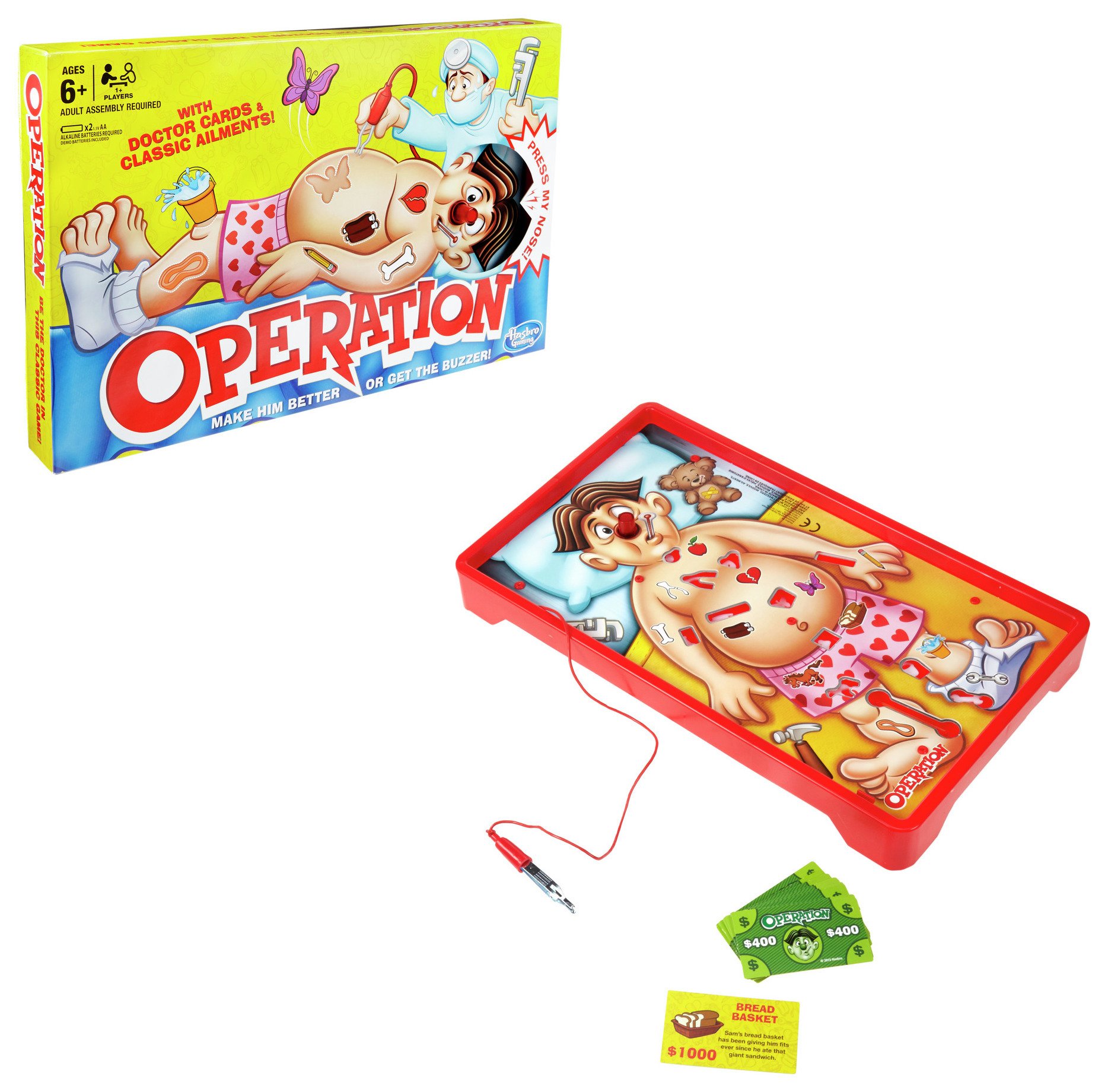 hasbro operation board game