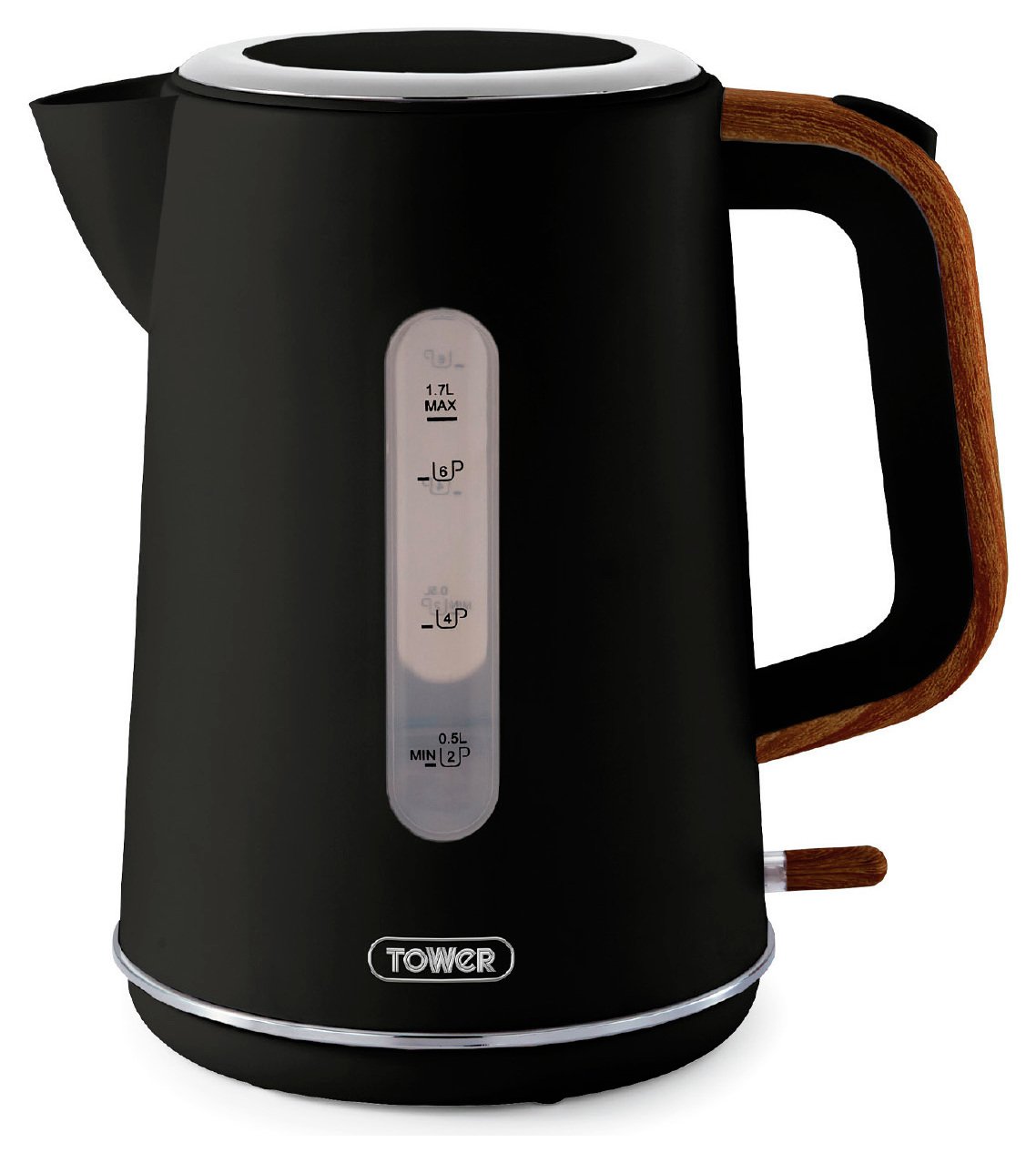 Tower T10037BLK Scandi Kettle - Black