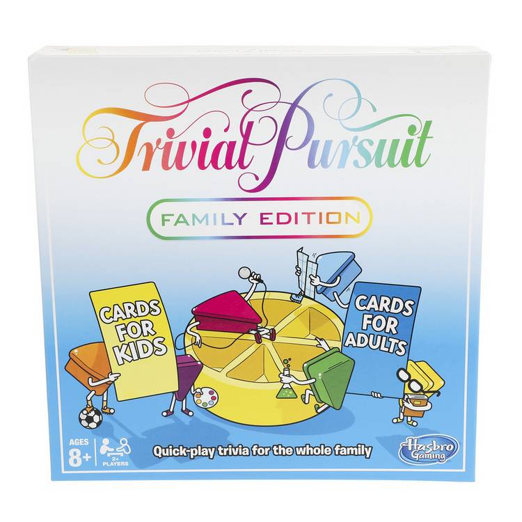 Trivial Pursuit Family Edition Board Game from Hasbro Gaming 0