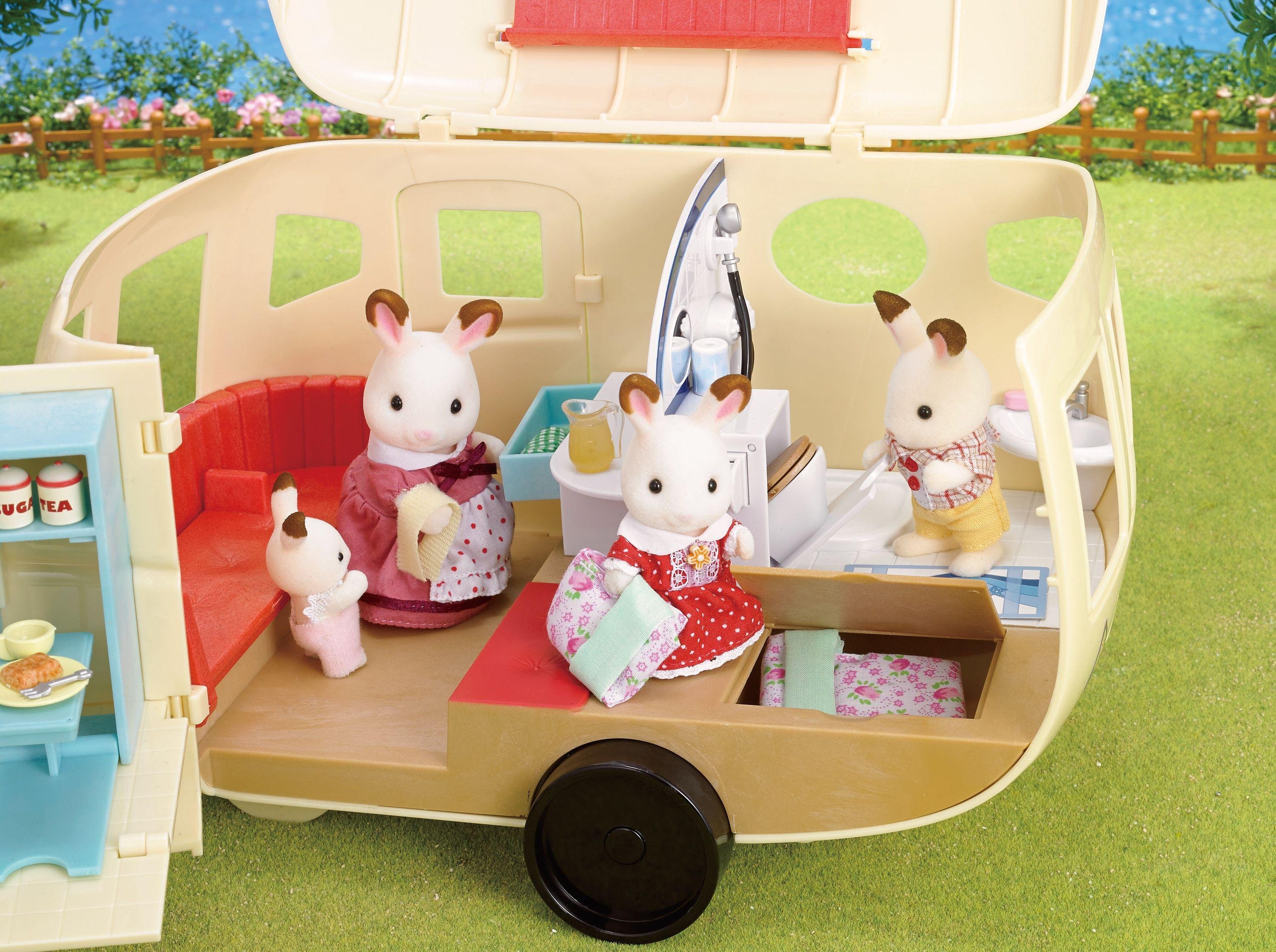 argos sylvanian families caravan