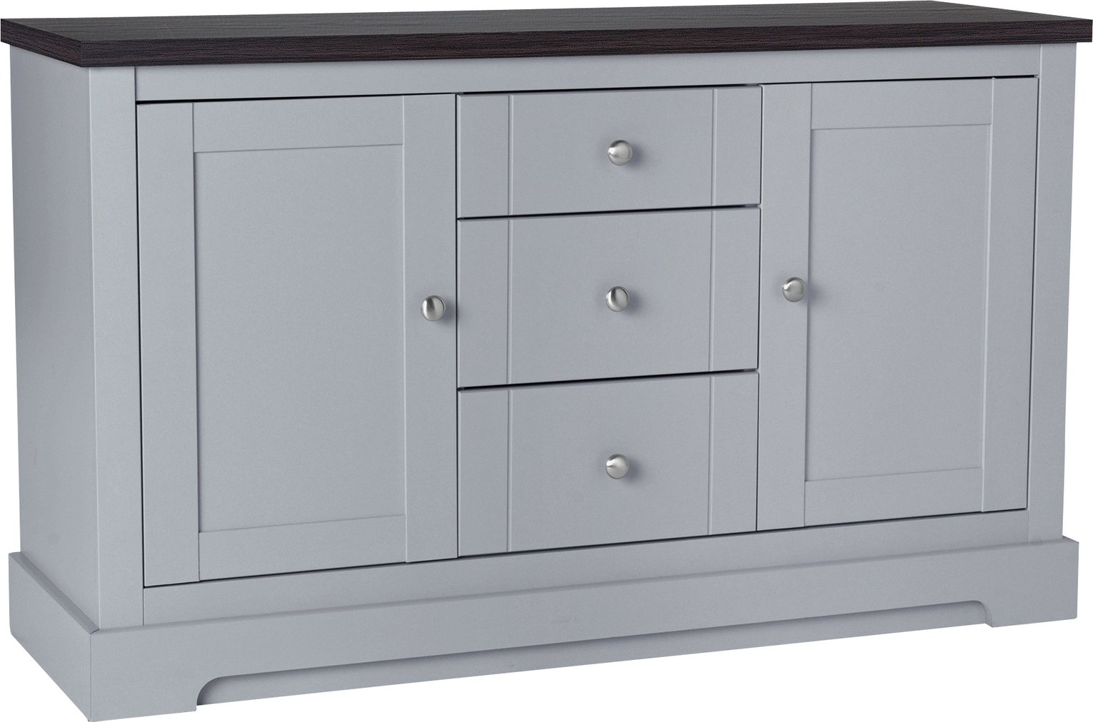 Argos Home Westbury 2 Door 3 Dwr Large Sideboard - Grey