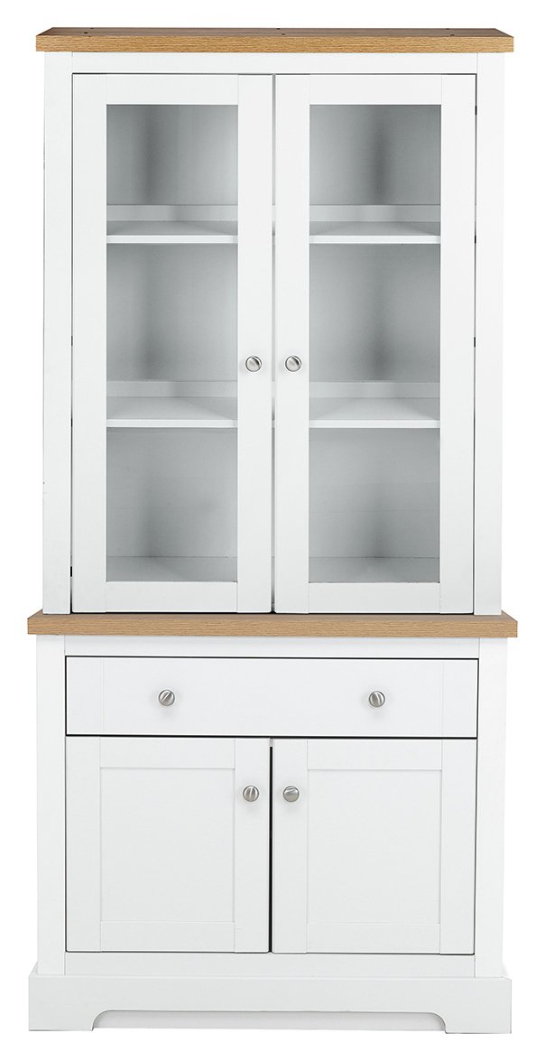 Argos Home Westbury 2 Door Display Cabinet & Lights -White review