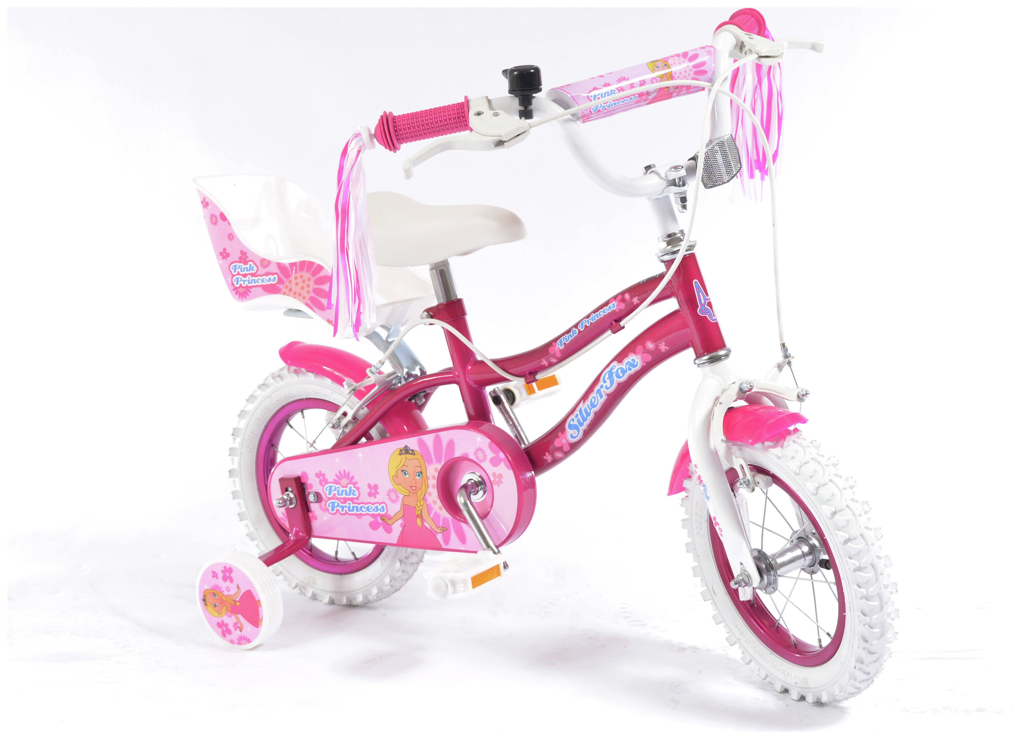 Silverfox Pink Princess 12 Inch Kids Bike