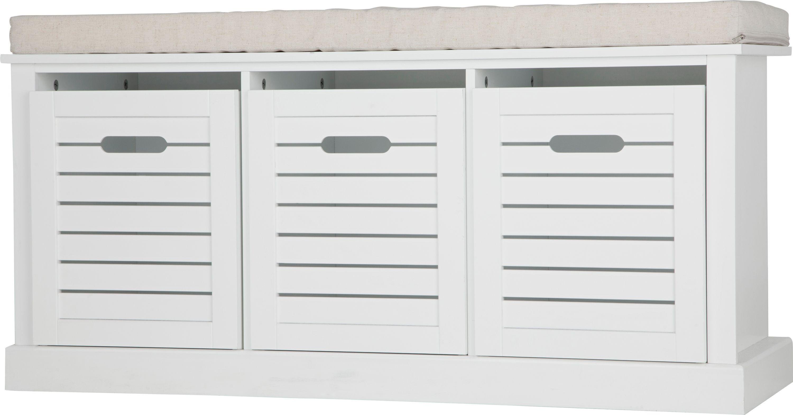 Argos Home Hereford Storage Bench - White