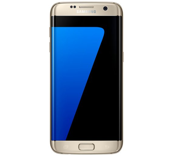 Buy Sim Free Samsung Galaxy S7 Edge Mobile Phone - Gold at Argos.co.uk ...