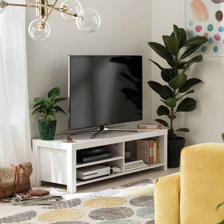 Habitat Charlie TV Unit - White 0