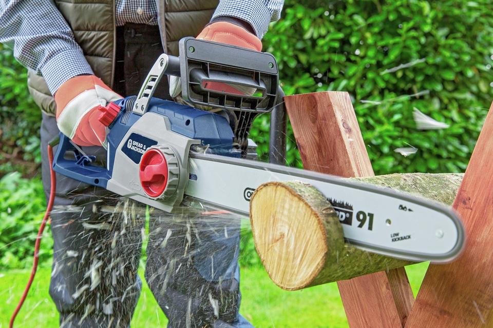 Chainsaws and pole saws.