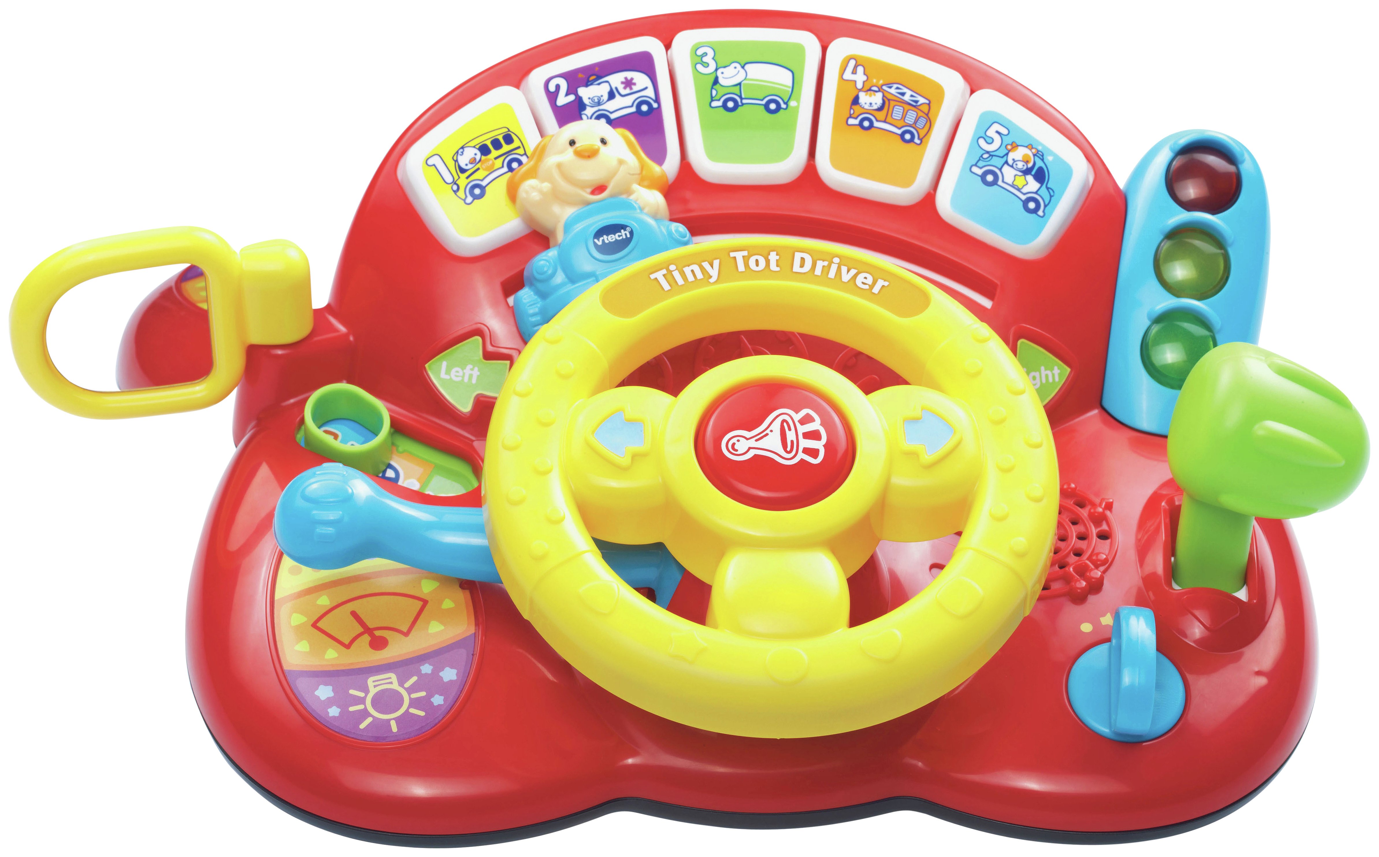 KiddoLab “My Little Driver” Musical Activity Toy Steering Wheel Baby Driver Light and Sound Car Steering Wheel Toy.Mini Driving Musical Educational Learning Toy Ages 3 Months+