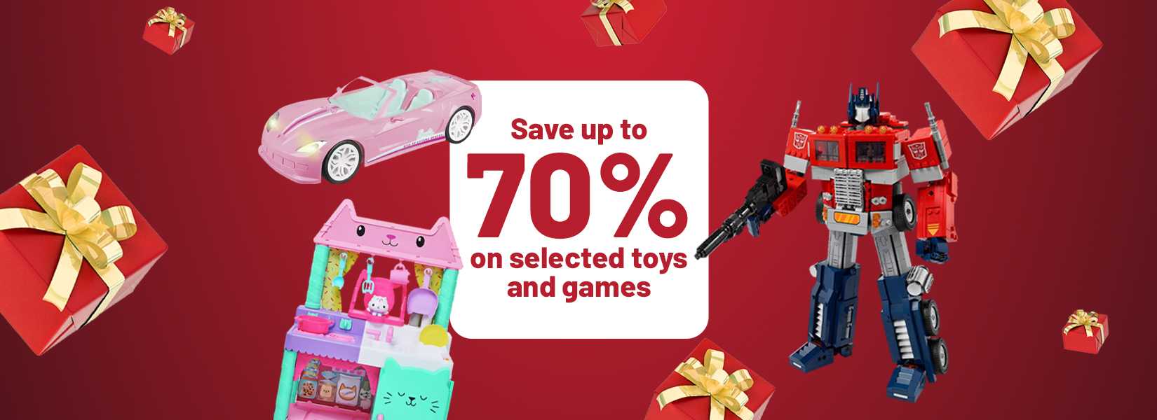 Save up to 70% on selected toys and games. Shop toys now.