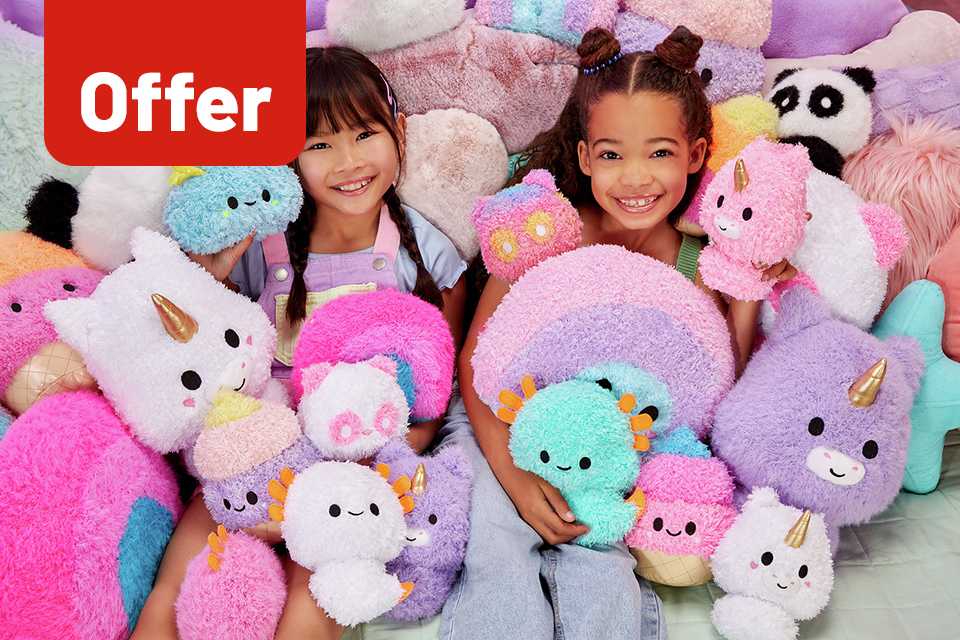Save up to 70% on selected Plush.