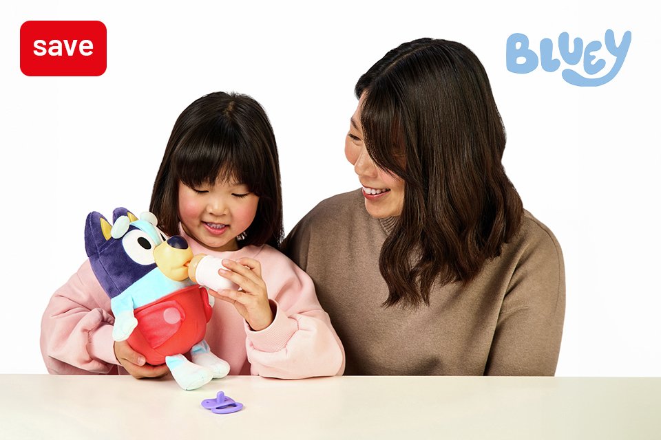 Save up to 1/3 on selected Bluey.