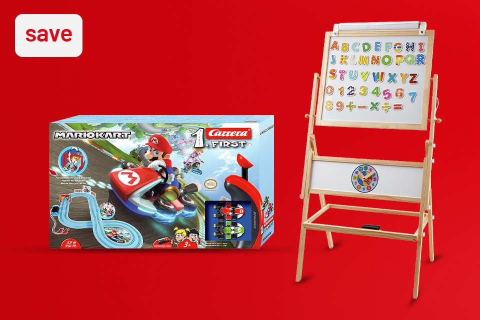 Save up to 1/3 on selected toys and games. Including LEGO®, Tonies, Squishmallows and more!
