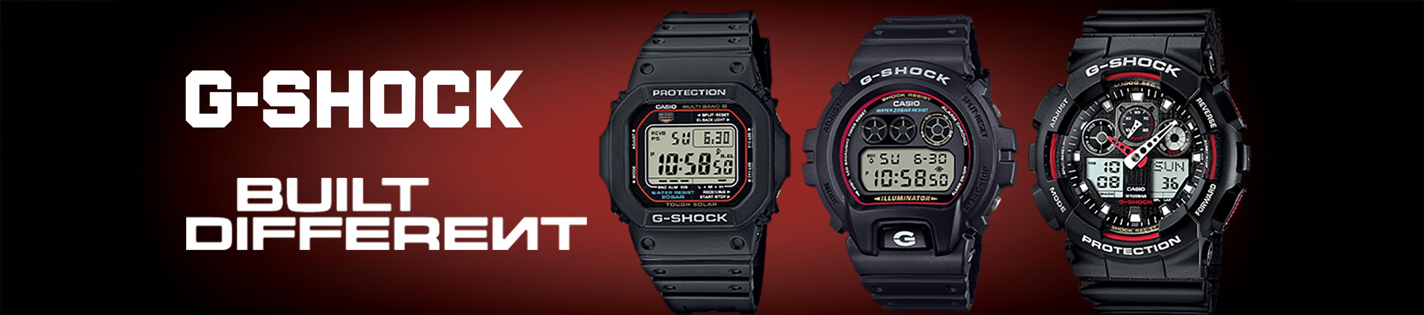 G-Shock. Built different.