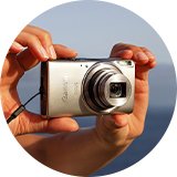 Canon IXUS 285 HS 20.2MP 12x Compact Digital Camera - Silver.