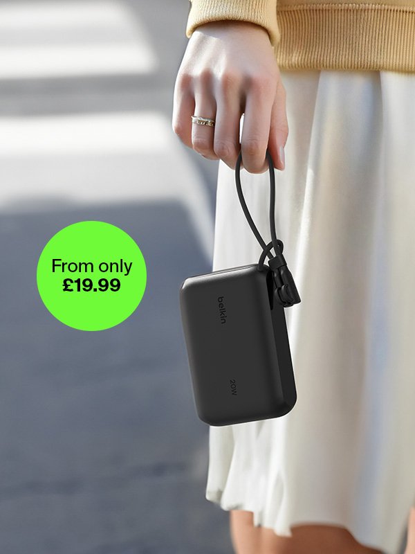 Fast charge your device anywhere. From only £19.99. Offer ends 24.12.25.