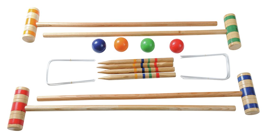 Traditional Garden Games Family Croquet Set