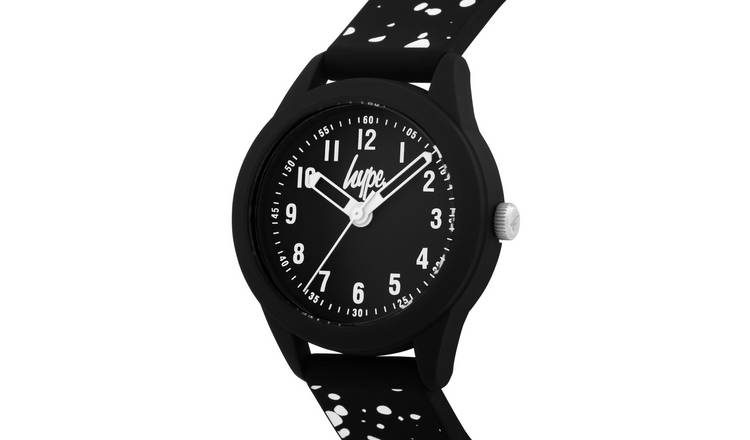 Buy Hype Kid's Black and White Splatter Silicone Strap Watch | Men's  watches | Argos