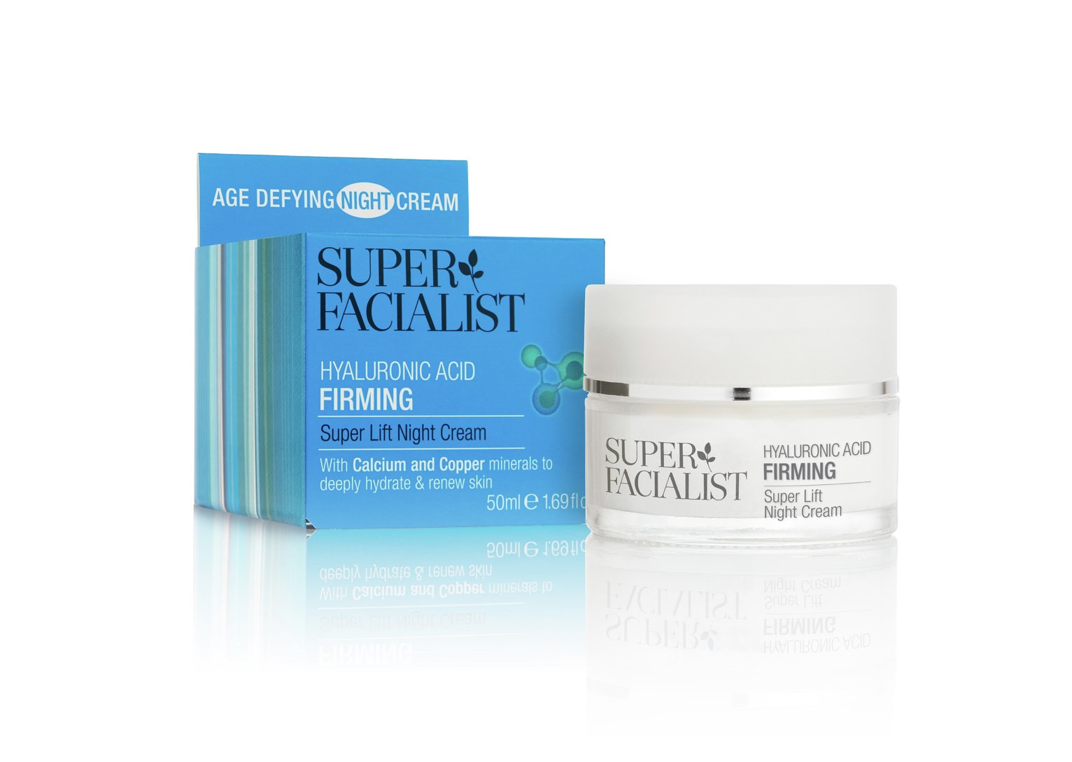 Super Facialist Hyaluronic Acid Night Cream - 50ml