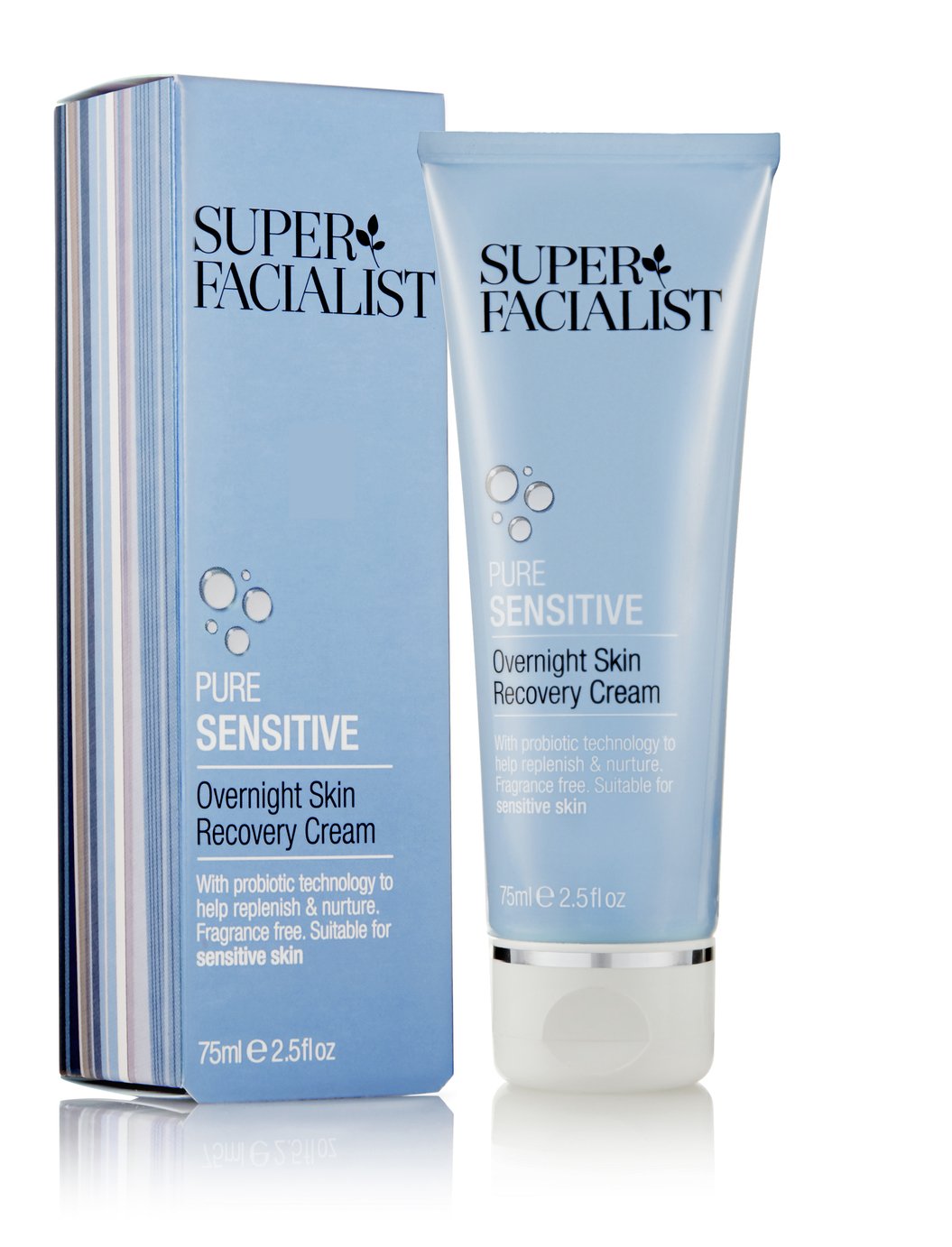 Super Facialist Pure Sensitive Overnight Cream - 75ml