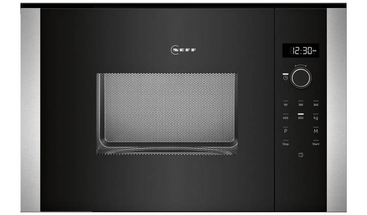 Neff HLAWD23N0B 800W Built In Microwave - Stainless Steel